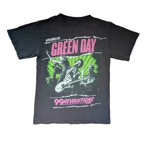 Green Day 99 Revolutions Tour Tee Shirt